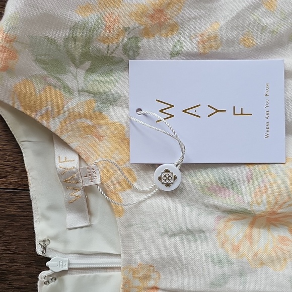 Wayf Plaza Cut-Out Floral Mini Dress Size Large NWT - Picture 9 of 12